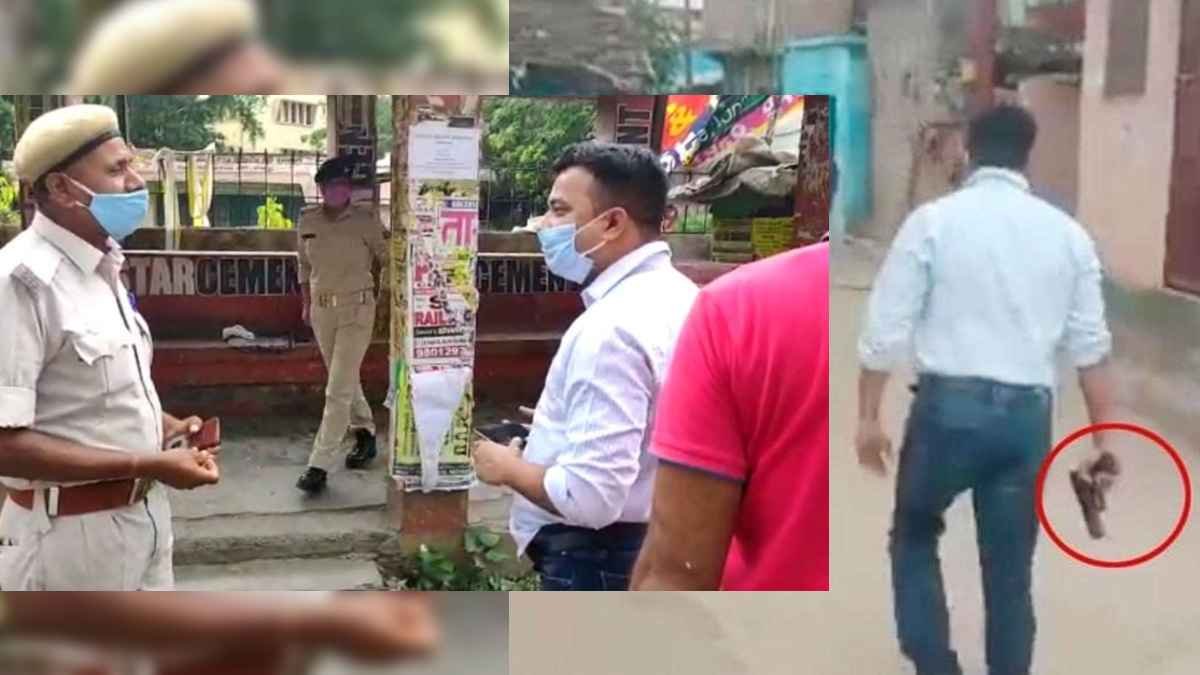 जब SP सिटी ने सड़क पर लहराई पिस्टल, सोते पुलिसकर्मियों को जमकर लगाई फटकार, Video वायरल