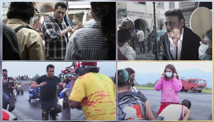 Radhe: Salman Khan, Jackie Shroff and Disha Patani resume shoot with utmost  safety and precautions- watch video | Bollywood Bubble
