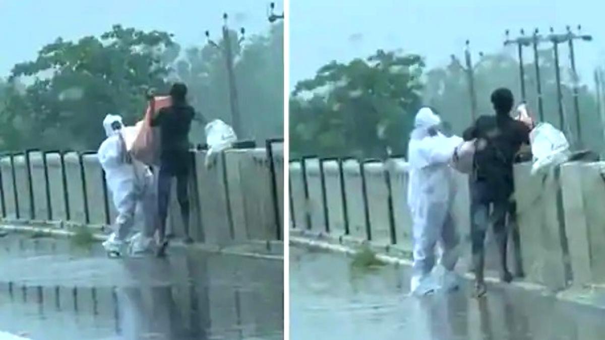 बलरामपुर में हैरान कर देने वाला मामला, परिजनों ने राप्ती नदी में फेंक दिया कोरोना संक्रमित शव, Video वायरल