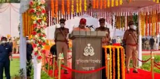 लखनऊ: पुलिस स्मृति दिवस पर CM योगी ने शहीदों के परिजनों को किया सम्मानित, 25 फीसद बढ़ा पौष्टिक आहार भत्ता, मोबाइल भत्ते का भी ऐलान
