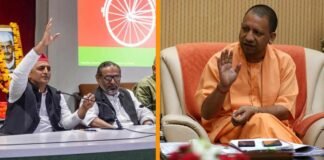 दिल्ली हिंसा के आरोपी उमर खालिद के पिता से अखिलेश की मुलाकात पर CM योगी ने उठाए सवाल, कहा- सोचिए ‘भारत तेरे टुकड़े होंगे’ कहने वाले आए तो क्या करेंगे umar khalid father Akhilesh Yadav