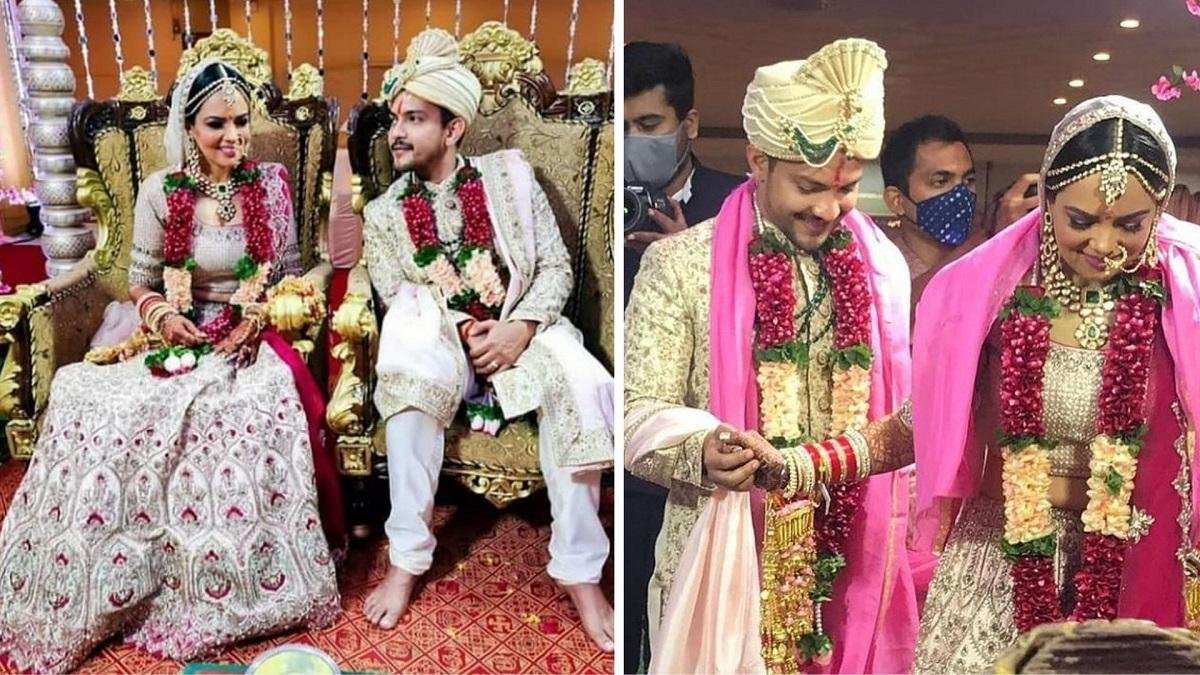 Aditya Narayan marries girlfriend Shweta Agarwal in Mumbai. Viral pics,  videos - Television News