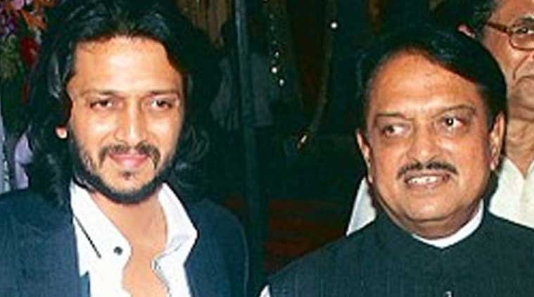 Image result for ritesh deshmukh with his father