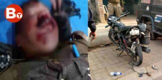 वाराणसी: पुलिस टीम की जीप और बाइक को कुचलता निकल गया ट्रक, 2 सिपाहियों की हालत नाजुक