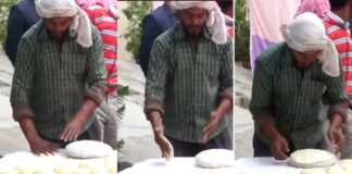 मेरठ: सगाई समारोह में रोटी पर थूकते युवक का Video वायरल, ठेकेदार समेत आरोपी नौशाद गिरफ्तार