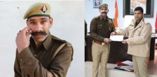 मेरठ: परेड के दौरान सिपाही की तनी मूंछों पर पड़ी SSP की नजर, जमकर की प्रशंसा, दिया ये इनाम Meerut