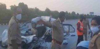 यमुना एक्सप्रेसवे पर बड़ा हादसा: 4 पुलिसकर्मियों समेत 5 की मौत, कई अन्य जवान घायल