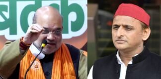 मथुरा में सपा पर जमकर बरसे अमित शाह, बोले- जब आजम खान-मुख्तार अंसारी पर कसा शिकंजा तो अखिलेश यादव के पेट में दर्द होने लगा Mathura Amit shah akhilesh yadav