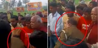 बाराबंकी: भाजपा सांसद के पैर छूने वाले SHO पर गिरी गाज, Video वायरल होने के बाद SP ने किया लाइन हाजिर Barabanki SHO Ashok kumar