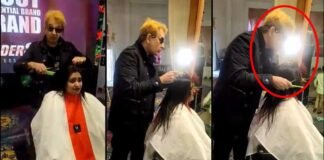 Video: जावेद हबीब ने बाल काटते समय महिला के सिर में थूका, बोले- इस थूक में है दम, सोशल मीडिया यूजर्स ने बताया ‘थूक जिहाद’ Jawed Habib spit