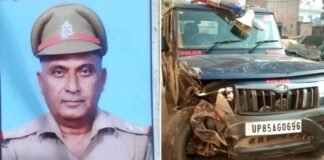 मथुरा: गश्त कर रहे पुलिसकर्मियों को कार ने रौंदा, दारोगा की मौत, तीन सिपाही बुरी तरह घायल Mathura