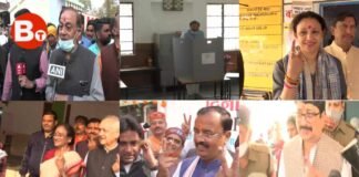 UP Election 2022: डिप्टी सीएम केशव प्रसाद मौर्य, मंत्री सिद्धार्थनाथ सिंह, राजा भैया सहित कई दिग्गजों ने डाला वोट