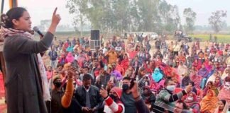 बाराबंकी: सभा में अखिलेश के नारे लगाने वालों को अपर्णा यादव ने दिखाए सख्त तेवर, बोलीं- योगी राज में जान की भीख मांग रहे सपा के गुंडे BJP leader Aparna Yadav