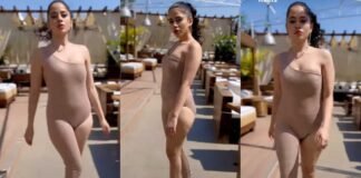 उर्फी जावेद की बोल्ड ड्रेस का यूजर्स ने बनाया मजाक, बोले- बेशर्म और कोई कलर नहीं मिला