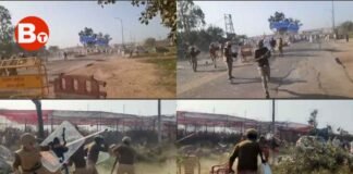 बागपत: हार से बौखलाए RLD समर्थकों ने काटा हंगामा, पुलिस पर किया पथराव, पुलिसकर्मियों ने लाठीचार्ज से दौड़ाया