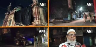 अलीगढ़ में होली से पहले पुलिस ने उठाया बड़ा कदम, कपड़े से ढकवाईं गई मस्जिदें Aligarh Police mosques