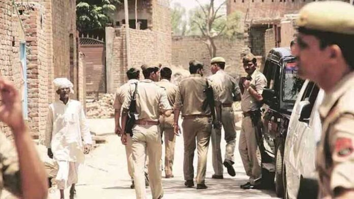 Kanpur big action in dalit home capturing case whole police chowki line hajir