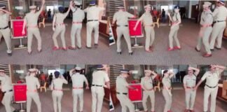 पुलिसकर्मियों पर भी चढ़ा ‘कच्चा बादाम’ का खुमार, हिलाई ऐसी कमर कि Video हो गया वायरल