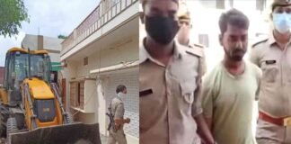 UP में बाबा के बुलडोजर का खौफ!, पुलिस ने घर के सामने खड़ा किया बुलडोजर, रेप का आरोपी भागकर पहुंचा थाने