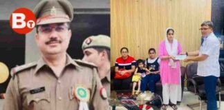 सड़क हादसे में मृत इंस्पेक्टर के परिवार की मदद को आगे आई लखनऊ पुलिस, पुलिसकर्मियों ने स्वेच्छा से दिया एक दिन का वेतन