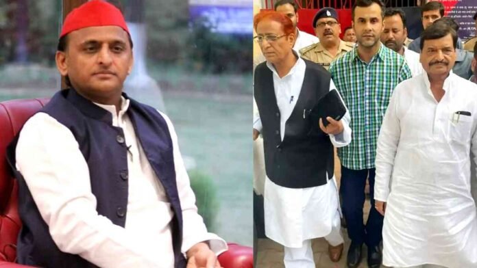 Akhilesh Yadav Azam Khan