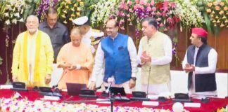 UP: लोकसभा अध्यक्ष ओम बिरला ने विधान भवन में ई-विधान प्रणाली का किया उद्घाटन, कहा- विधान मंडल का मूल काम कानून बनाना Om Birla e-Vidhan process