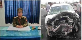 आगरा-लखनऊ एक्सप्रेसवे पर जोरदार हादसा, भतीजे संग महिला इंस्पेक्टर की मौत