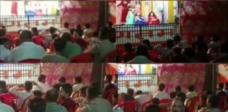 बदायूं: बाल विकास प्रदर्शनी के नाम पर परोसा जा रहा अश्लील डांस, तमाशबीन बने पुलिसकर्मी