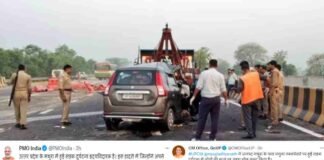 यमुना एक्सप्रेसवे पर भीषण हादसा, 7 लोगों की मौके पर मौत, PM मोदी और CM योगी ने जताया दुख