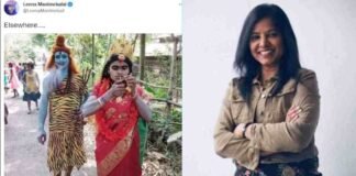 ‘काली पोस्टर’ वाली लीना मणिमेकलई का नया ट्वीट, अब ‘शिव-पार्वती’ को सिगरेट पीते दिखाया!