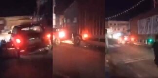 मैनपुरी : सपा जिलाध्यक्ष की कार को ट्रक ने मारी दो बार टक्कर, 700 मीटर तक घसीटा, बाल-बाल बचे