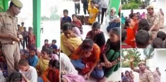 उन्नाव: ‘भैया आप मत जाइए’, सिपाही के तबादले पर सुबक-सुबक कर रोए बच्चे, अब DGP करेंगे कांस्टेबल को सम्मानित