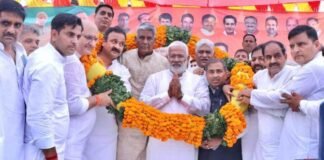 सहारनपुर में जलशक्ति मंत्री ने विपक्ष को लिया आड़े हाथ, बोले- अब प्रदेश में आम आदमी पर नहीं, गुंडों पर होती है FIR Swatantra Dev Singh