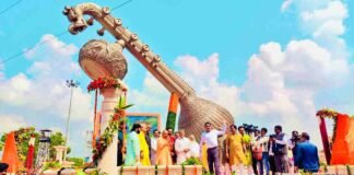 अयोध्या: CM योगी ने लता मंगेशकर चौक का किया उद्घाटन, कहा- यह प्रभु श्रीराम के प्रति उनके समर्पण की दिलाएगा याद CM Yogi Lata Mangeshkar chowk