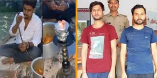 प्रयागराज: नागवासुकी मंदिर के पास गंगा में नाव पर की थी हुक्का-मीट पार्टी, पुलिस ने हस्सान व आसिफ को किया गिरफ्तार Prayagraj hookah meat party