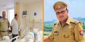 UP: यमुना एक्सप्रेसवे पर सड़क हादसे में कार के उड़े परखच्चे, दारोगा की हालत नाजुक, AIMS अस्पताल रेफर Sub inspector road accident
