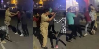 लखनऊ: ऑन ड्यूटी पुलिसकर्मी को दबंगों ने सड़क पर दौड़ा-दौड़ाकर पीटा, Video वायरल