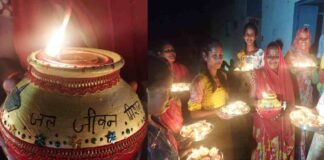 5 करोड़ से अधिक दीयों की रोशनी में झिलमिलाए UP के सैकड़ों गांव, मनाई गई जल दीपावली
