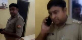 हाथरस: SHO ने सिपाही को पहले दी गालियां फिर जमकर पीटा, Video बनाने पर फोन भी छीना