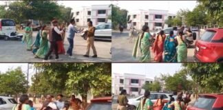 झांसी: SSP ऑफिस में पत्नी और सालियों ने सिपाही को जमकर पीटा, फ़ोर्स लेकर पहुंचे SP सिटी