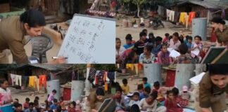 बुलंदशहर: झोपड़ी में रहने वाले 36 बच्चों की जिंदगी संवार रहीं ये महिला सिपाही, ड्यूटी के बाद जला रही शिक्षा की अलख