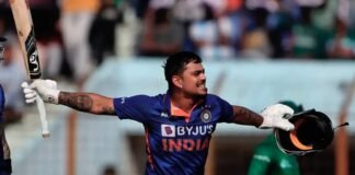 IND vs BAN 3rd ODI: ईशान किशन ने बांग्लादेशी गेंदबाजों को जमकर कूटा, 10 छक्के व 24 चौकों के साथ जड़ा दोहरा शतक IND vs BAN 3rd ODI Ishan Kishan