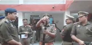 संतकबीरनगर : दारोगा ने आगे से डाली बंदूक में गोली, खिल्ली उड़ने के बाद पुलिस ने दी सफाई