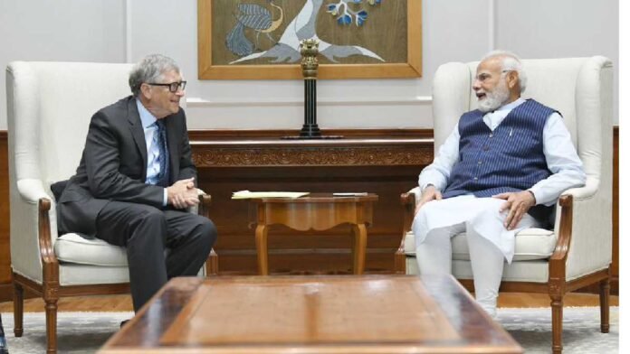 Bill Gates PM Narendra Modi