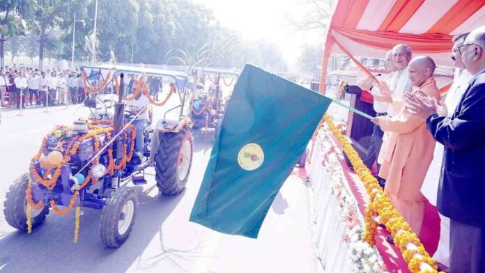 CM Yogi Adityanath 77 tractors