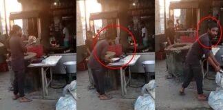 बागपत: ‘अल रहमत होटल’ में थूककर रोटियां बनाता दिखा कारीगर, वीडियो सोशल मीडिया पर वायरल Baghpat making roti by spitting