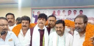 बहराइच में संविधान बचाओ ‘संकल्प सभा’ का हुआ आयोजन, बृजलाल खाबरी बोले- संविधान के लिए खतरा है भाजपा