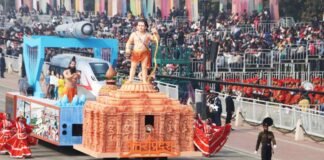 Republic Day 2024: UP की झांकी में रामलला संग विकसित भारत की झलक, जय श्रीराम के नारों से गूंजा कर्तव्य पथ Tableau of UP