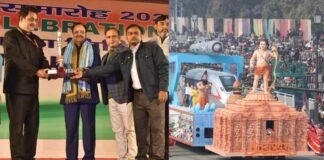 UP की झांकी को लगातार पांचवें साल मिला सम्मान, योगी सरकार में बदलते उत्तर प्रदेश की दिखाई गई थी झलक Tableau of up