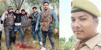 कौशांबी: सिपाही अवनीश दुबे को कुचलकर मारने वाले बदमाश का एनकाउंटर, पुलिस ने पैर में मारी गोली Kaushambi